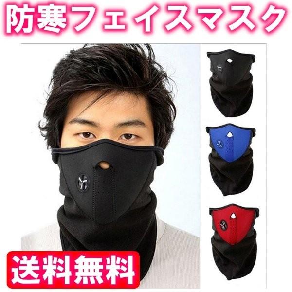 フェイスマスク 防寒 ネックウォーマー バイク パック スノボ スキー