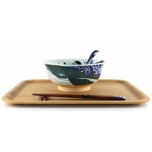 白波くじら 185mm ラーメン丼 日本製 美濃焼 食器 : なごみ - 通販