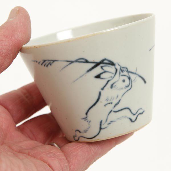 BARBAR 蕎麦猪口大事典 鳥獣戯画 そばちょこ 追いかけっこ 鳥獣
