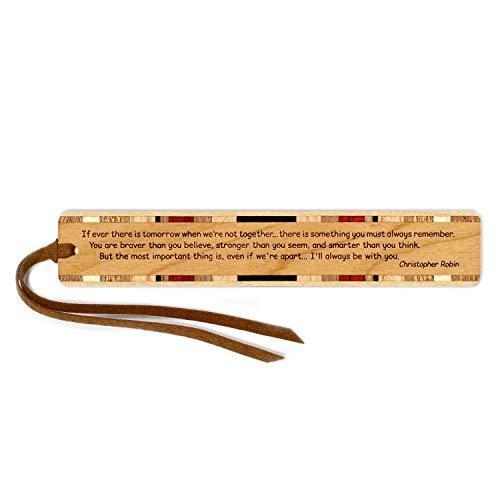 (Quotations3/Quote1) - Christopher Robin Quote Engraved Wooden Bookmark on 51 Best Teamwork Quotes That Will Fire Up Your Team! -  Blog