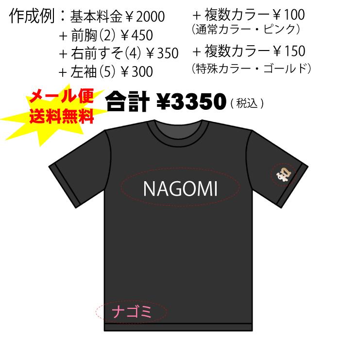 Tシャツ オリジナル オーダーメイド プレゼント ギフト ペア 記念品 チームシャツ 名入れ　文字入れ｜nagomi-j｜14