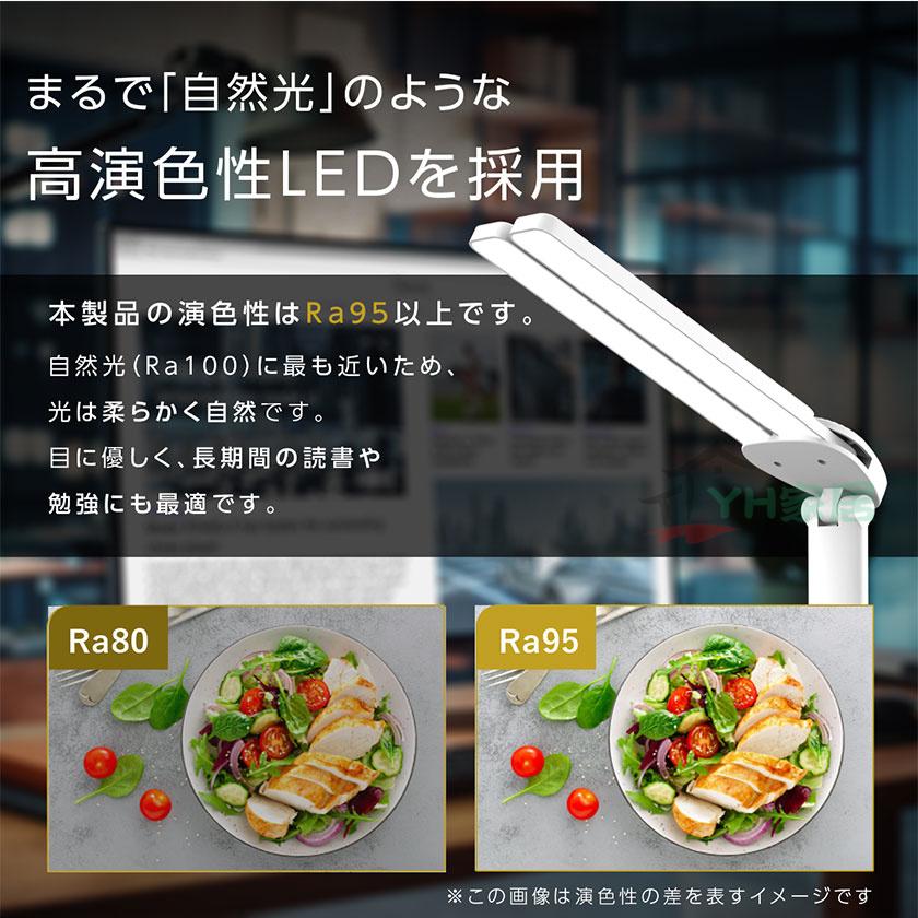 デスクライト usb 充電式 調光調色 学習机 おしゃれ ファン付き 北欧  led 目に優しい 卓上ライト テーブルランプ スタンドライト 照明 電気スタンド 子供部屋｜nagomi-market｜06