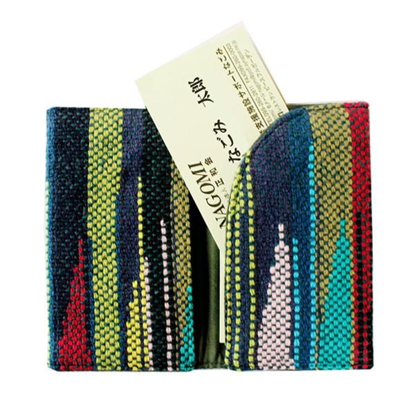 名刺入れ  レディース　整理　おしゃれ　布 さをり織り 送料無料 |  | 09