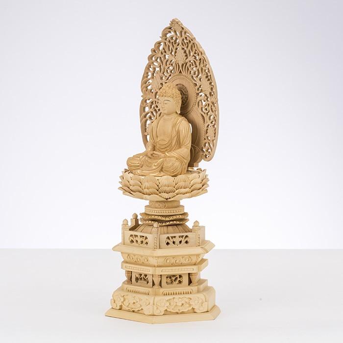 早者勝ち！ 黄楊 ２.５寸 釈迦如来 数量限定・即納特価!! 仏像 2.5寸