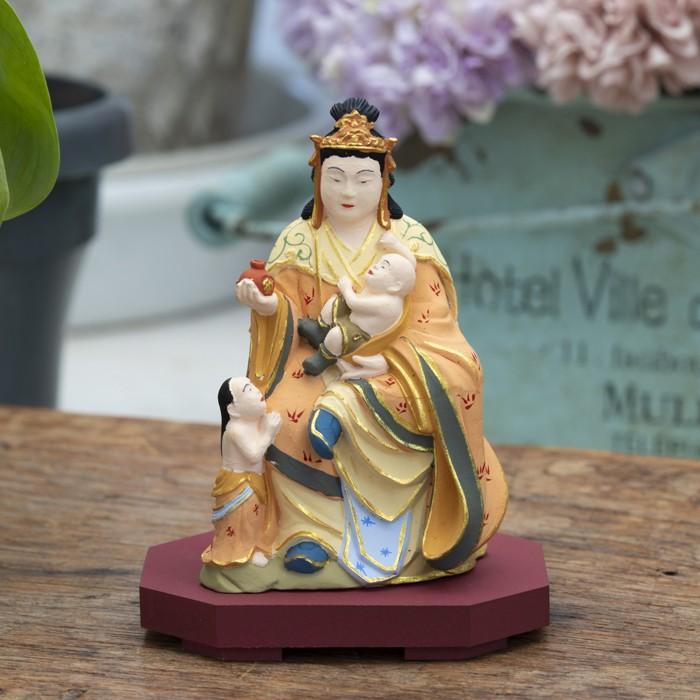 仏像 RIYAK 彩色 鬼子母神 BASIC 高さ85mm 横幅65mm 奥行き50mm ご本尊