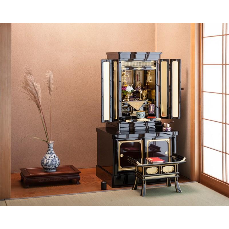 【送料込み/匿名配送】高級仏壇・御霊抜き済み 楽天市場】仏壇 浄土真宗 大谷派 金仏壇 祈り 15号 真宗（東） 仏具付