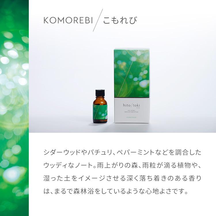 ディフューザー hito/toki 3種類入 ギフトボックス ひととき ヒトトキ hitotoki お香 贈答用 進物 喪中見舞い のし対応 国産 天然香料 若林佛具製作所の画像