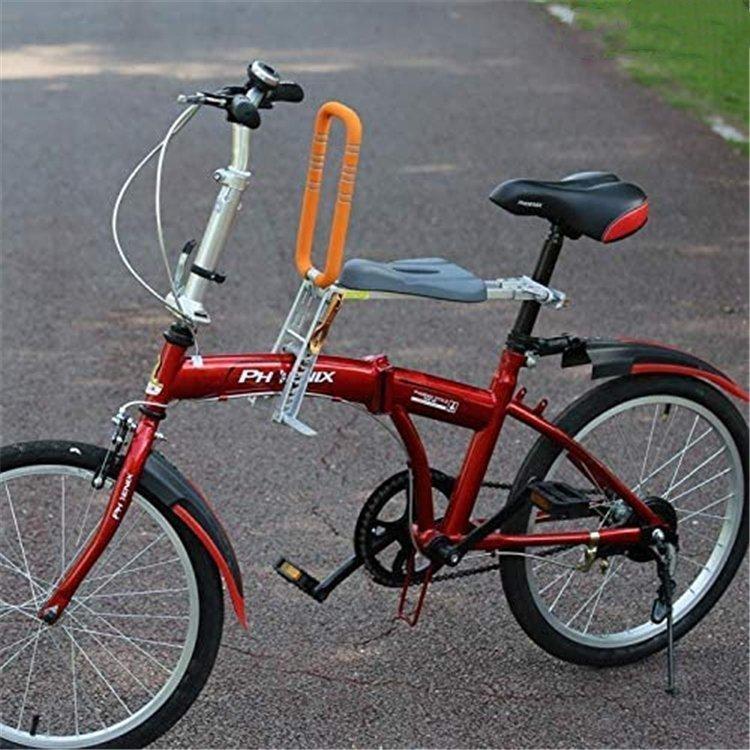 ウリダーチャイルドシート自転車チャイルドシート航空アルミ合金　子供 前乗せ マウンテンバイク シティサイクル&折りたたみ自転車に適用 