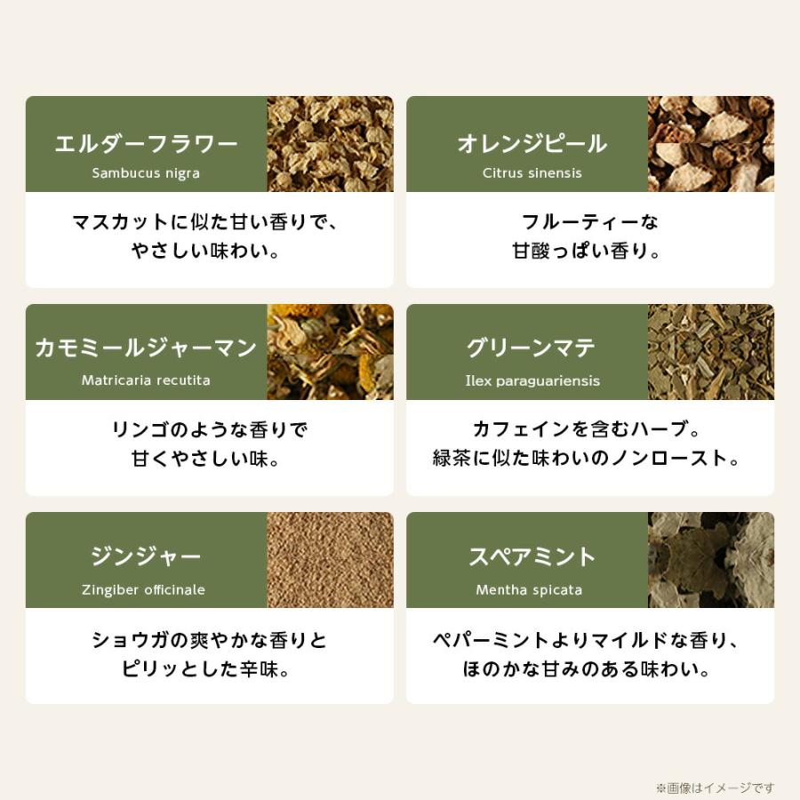 naturalshopなごみ ハーブティー 4袋 セット 有機JAS オーガニック 36