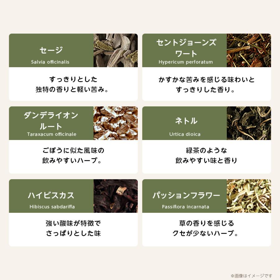 naturalshopなごみ ハーブティー 4袋 セット 有機JAS オーガニック 36