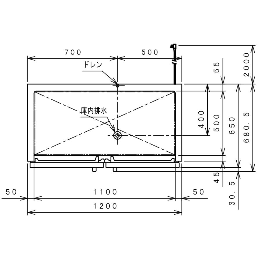 専用出品 業務用冷蔵庫 フクシマガリレイ GRN-120RM-F インバーター制御 単相100V センターフリータイプ 【E3043345839】(109020円)