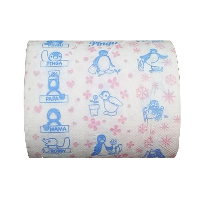 林製紙 トイレットペーパー イズミ ピングー Pingu ダブル27.5m 12