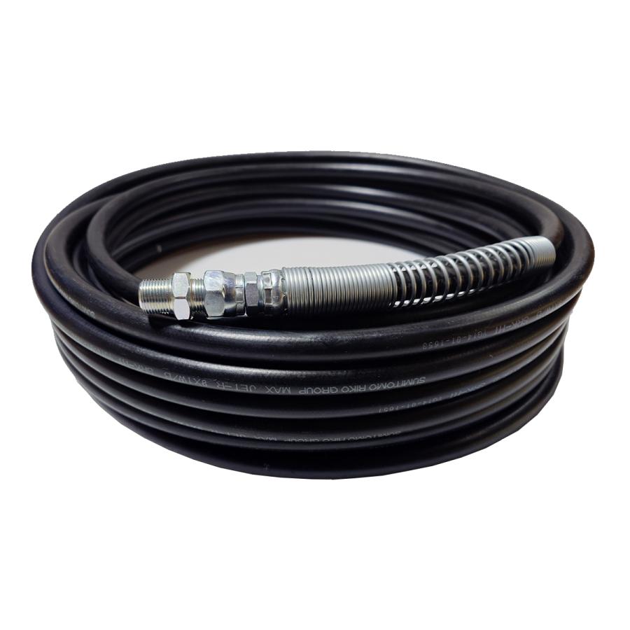 高圧洗浄機ホース 洗車機ホース 20M 口金サイズ3/8 内径9mm