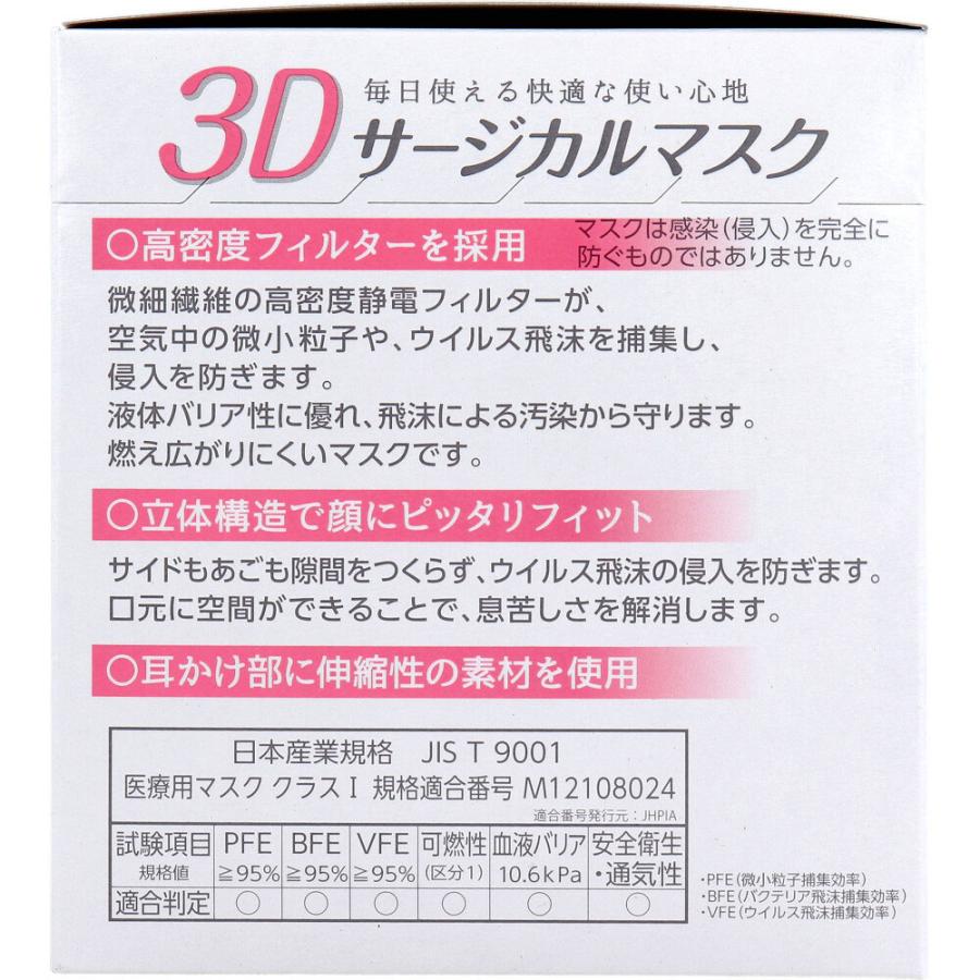 平和メディク - 生命現象 3Dサージカルマスク 小さめ大きさ 60枚入り口・入口 X5箱 爆買