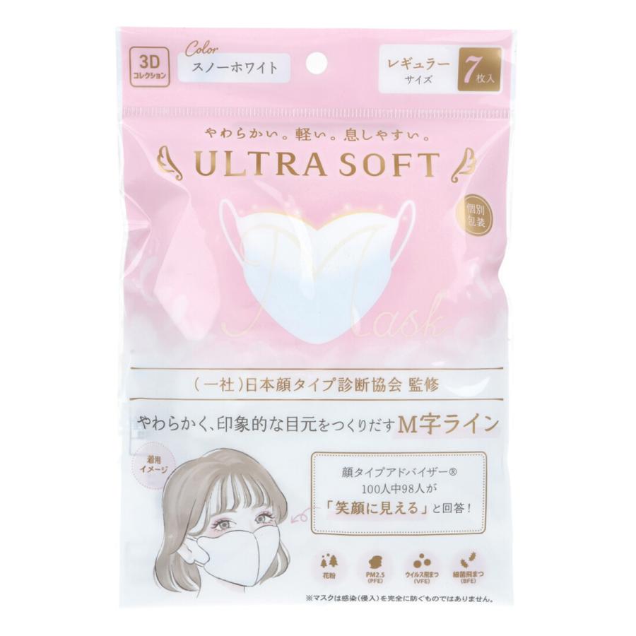 ウルトラソフト 3Dマスク スノーホワイト レギュラーサイズ 個別包装 7