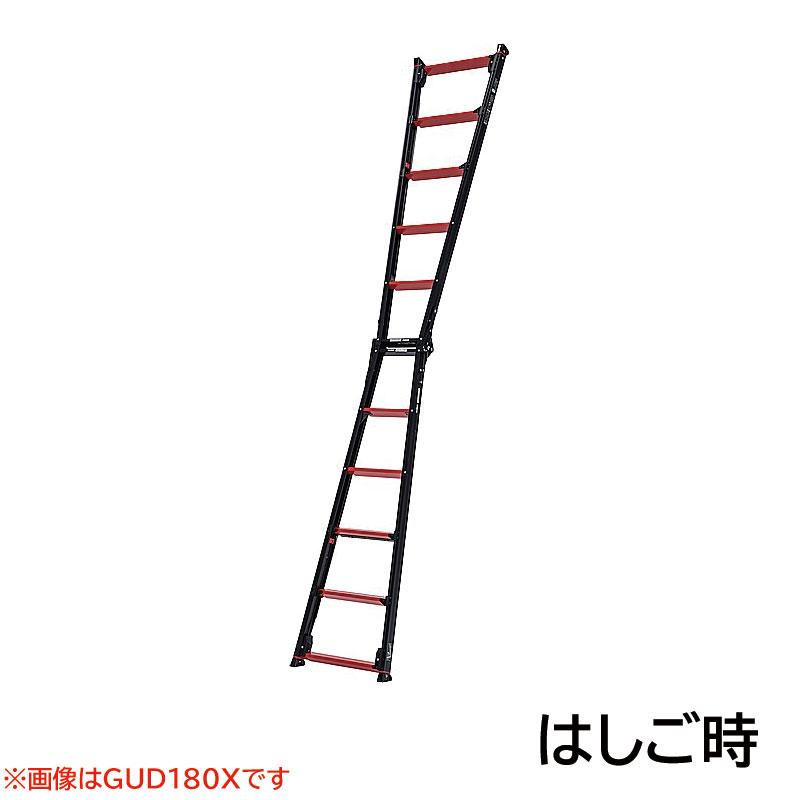 ALINCO アルインコ 上部操作式伸縮脚付はしご兼用脚立 6段 GUD ALINCO アルインコ 上部操作式伸縮脚付はしご兼用脚立 6段 GUD