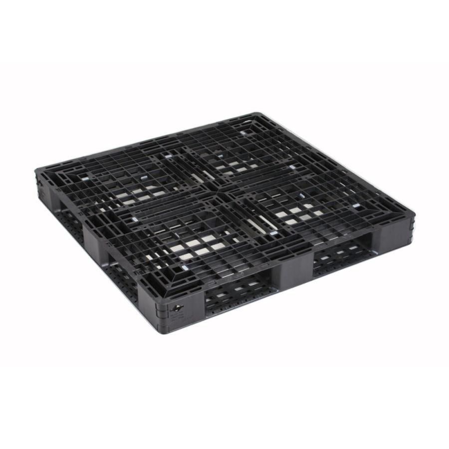 プラスチックパレット 岐阜プラスチック リスパレット JL-D4・1111E7BK