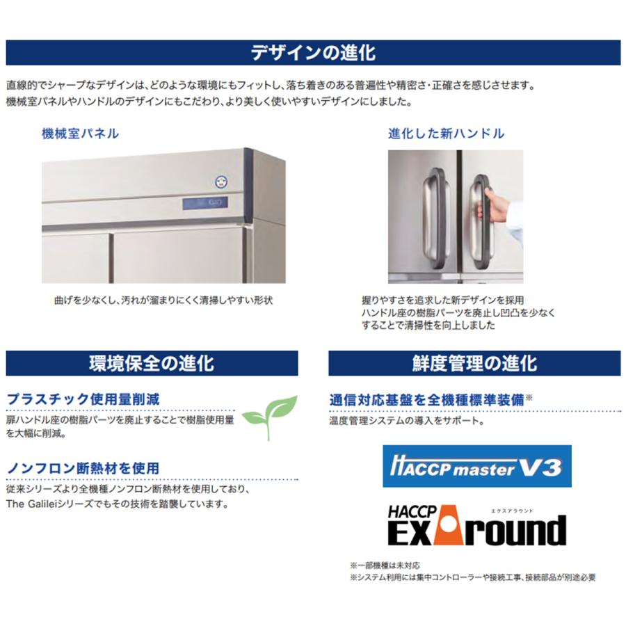 フクシマガリレイ 業務用タテ型冷凍冷蔵庫 GRN-152PX 冷蔵504L/冷凍