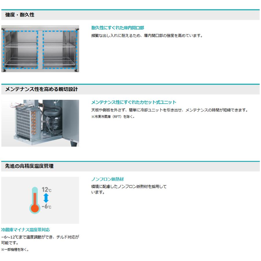 ホシザキ（HOSHIZAKI） 業務用テーブル形冷蔵庫 Jシリーズ RT-180SNJ 