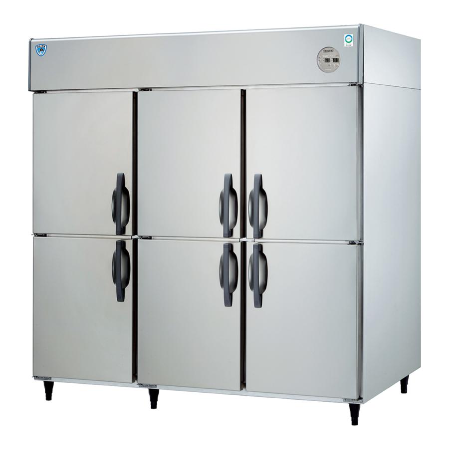 業務用タテ型冷凍冷蔵庫 大和冷機 LNXA-1881S2 冷凍2室 冷凍510L/冷蔵