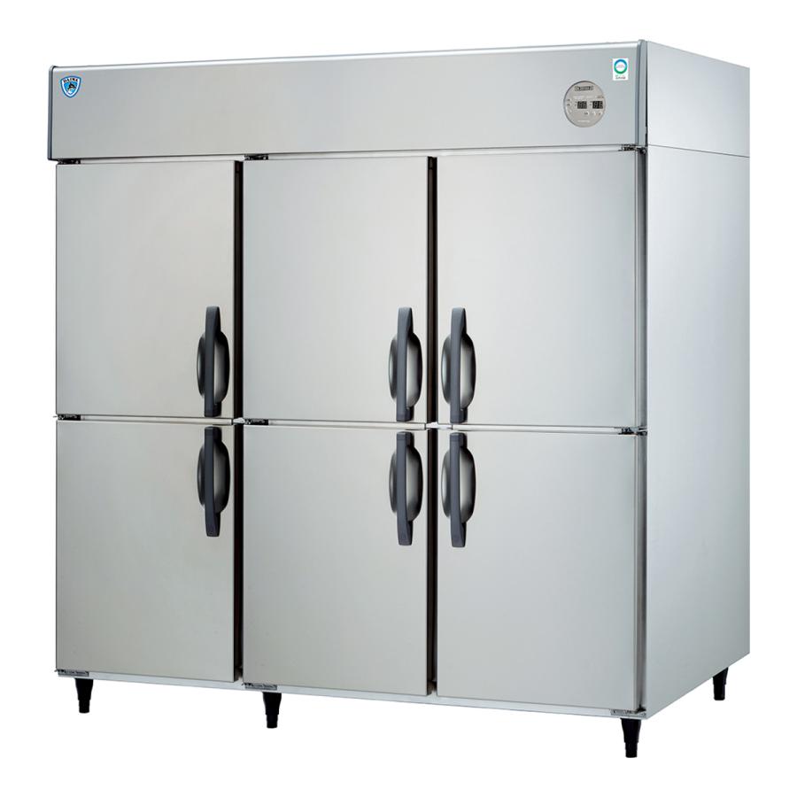 業務用タテ型冷凍冷蔵庫 大和冷機 LNXA-1863S2 冷凍2室 冷凍396L/冷蔵