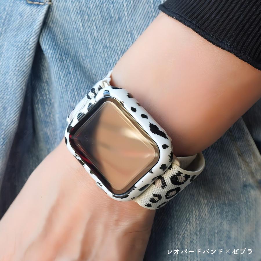 スワロフスキー アップルウォッチカバー  44mm ヒョウ柄 楽天市場】アップルウォッチ カバー ケース ゼブラ ヒョウ柄