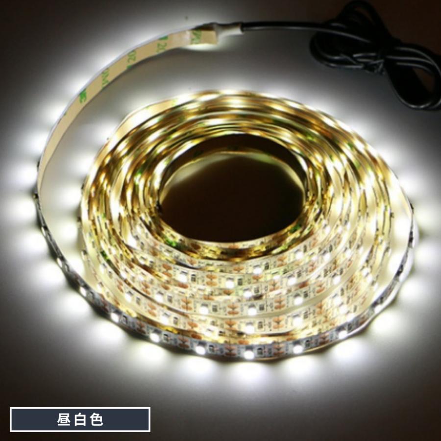 led テープライト USB 5m 3m 2m 1m 部屋 間接照明 インテリア イルミネーション 車 家 スイッチ付 電球色 昼光色 非防水｜nagomiya2020｜18