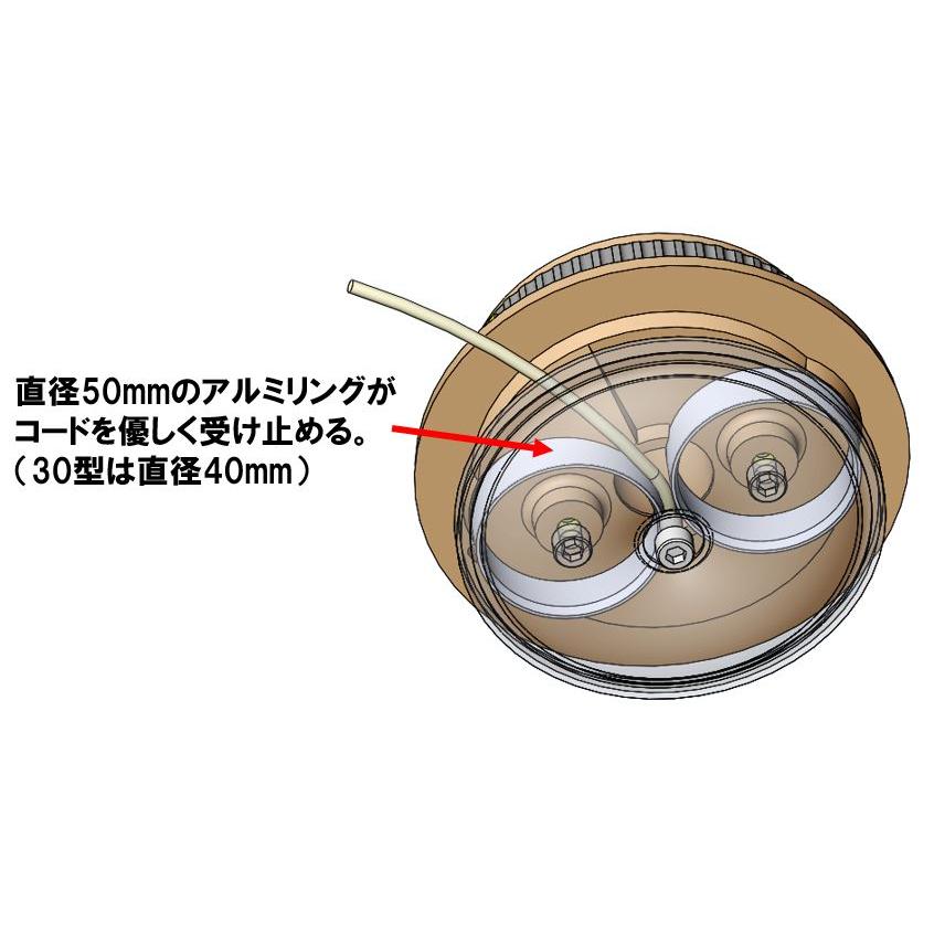 プロ仕様、ぐるがり５３型（コード叩き出し、手動出し）コード３本付き