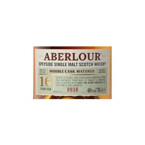 アベラワー（ABERLOUR） 16年 ダブルカスクマチュアード/シングル