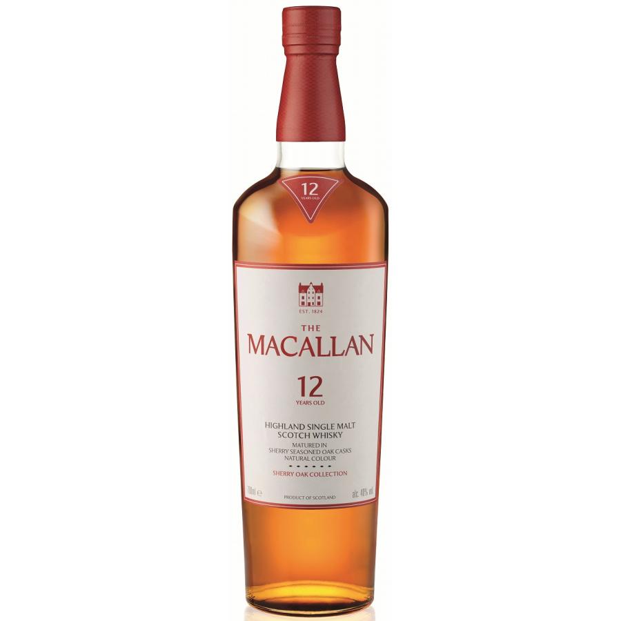 マッカラン 12年シングルモルトウイスキー　シェリーオーク Amazon.co.jp: 【旧ラベル】ザ マッカラン 12年 シェリーオーク 40度