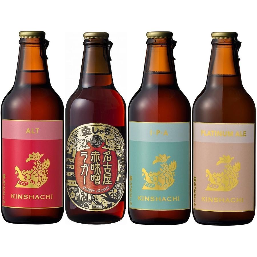 （クラフトビール）盛田金しゃちビール　２４本セット　アルト、名古屋赤味噌ラガー、ＩＰＡ、プラチナエール　３３０ｍｌ　各６本/愛知県（送料無料）｜nagoya-8848