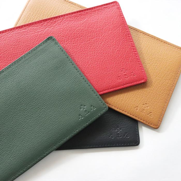 財布 札入れ ゴートレザー 極薄 国内製造 イタリアンレザー
