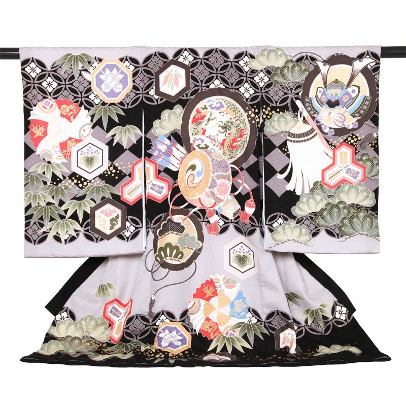 お宮参り レンタル ベビー 宮参り 着物 レンタル きもの お宮参り レンタル 男の子 赤ちゃん 着物 お宮参り レンタル 乙葉龍矢兜松黒色 ブランド産 着 Yahn 名古屋貸衣装 通販 Yahoo ショッピング