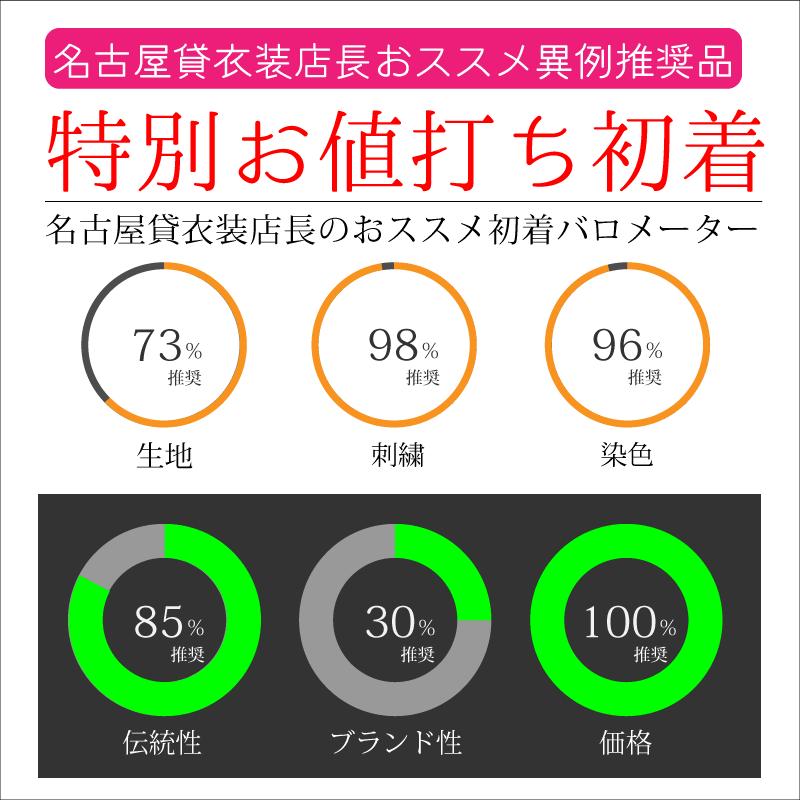 お宮参りレンタル 初着レンタル　産着レンタル　着物 赤ちゃん 　男の子 赤ちゃん ベビー　兜刺繍黒色　貸衣裳｜nagoya-kashiisyo｜19