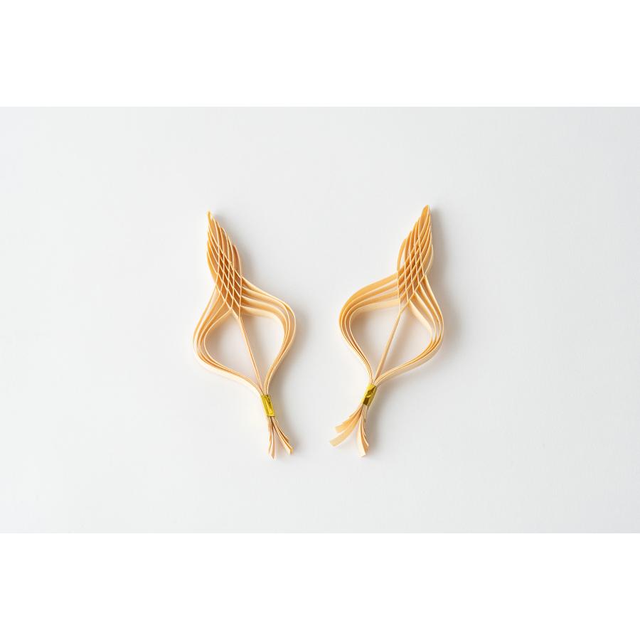 お神酒口 経木製 大型 一対 華やか 20センチ 伝統的 瓶子飾り 熨斗口