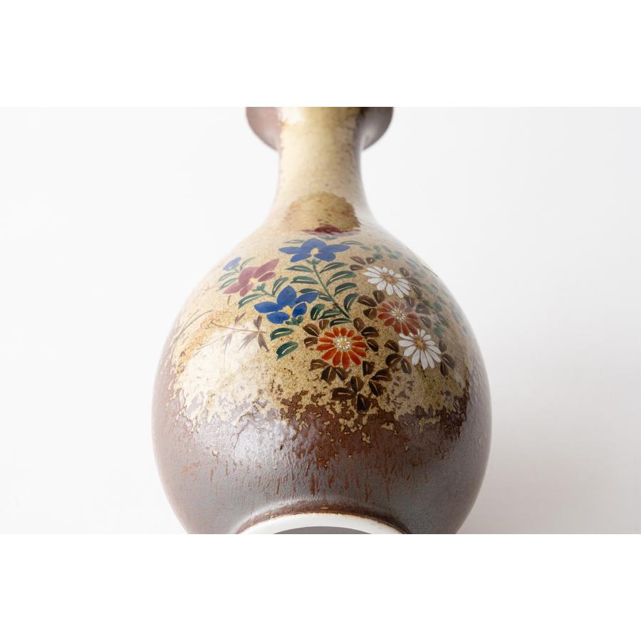仏間 花瓶 ツル首 秋草 8号 陶器 レトロ 25センチ モダン 花器 仏間 花瓶 ツル首 秋草 8号 陶器 レトロ 25センチ モダン 花器