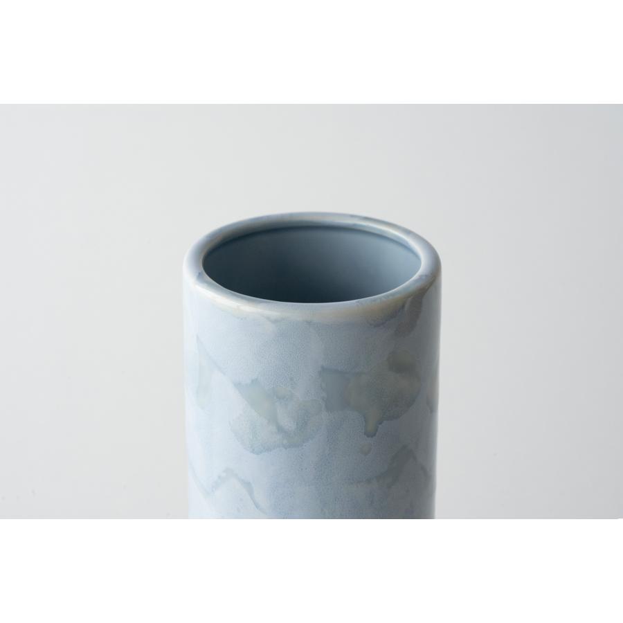 投入花瓶 大理石調 選べる3色 7号 陶器 おしゃれ 21センチ モダン 花器