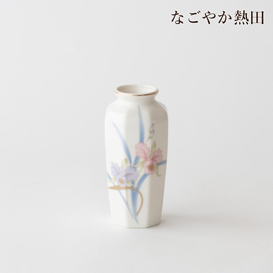 八角花瓶 カトレヤ 5号 陶磁器 シンプル 15センチ モダン 花器 仏間花瓶 客間 玄関 国産 仏壇 仏具（Yahoo!・なごやか熱田）