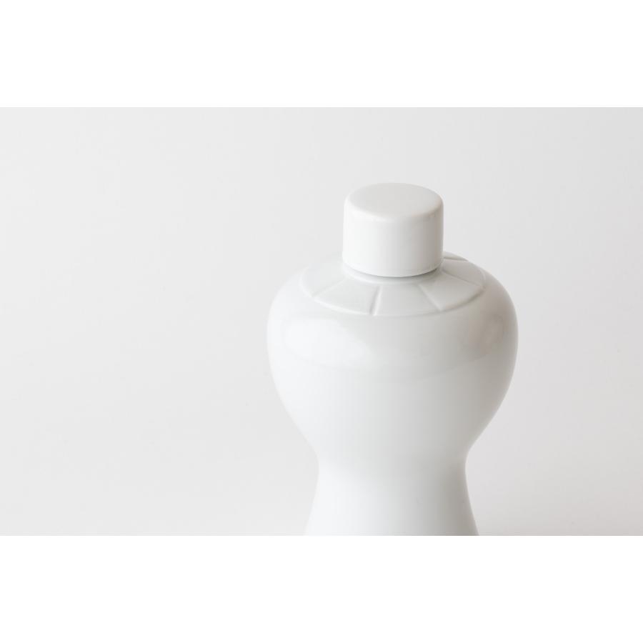 瓶子 一対 5寸 陶器 上品 16センチ 大型 伝統的 徳利 御神酒 白磁 神饌