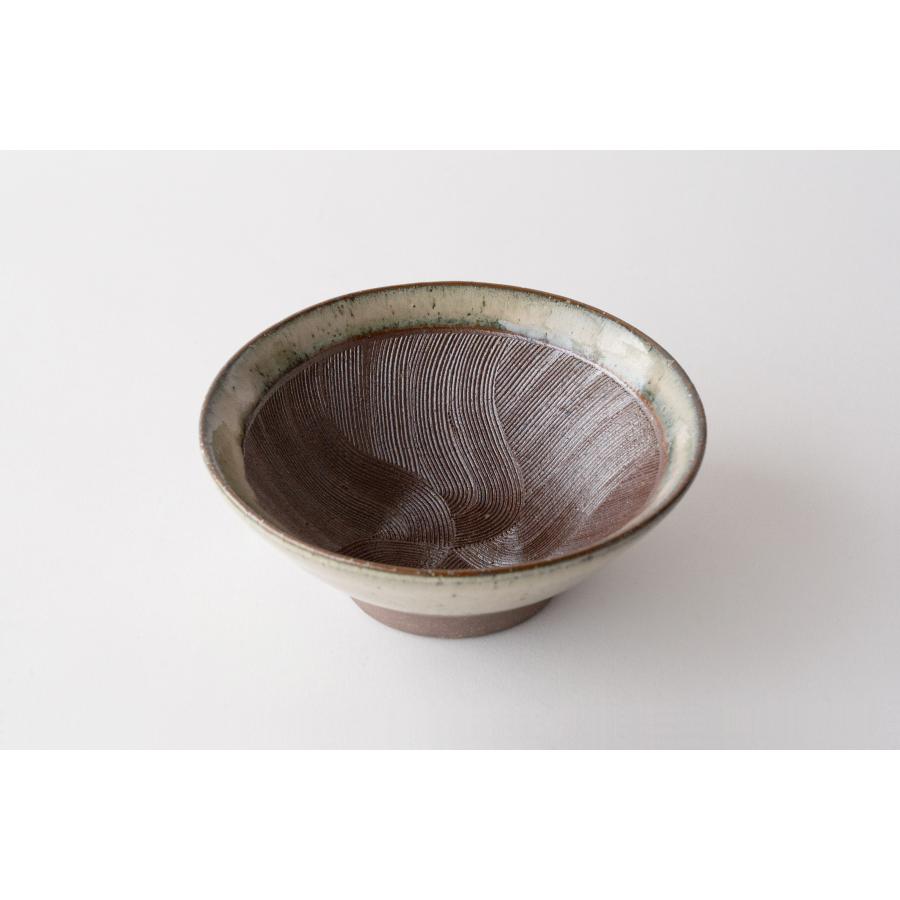 波紋 すり鉢 8寸 選べる4色 高田焼き 陶器 便利 25.5センチ モダン