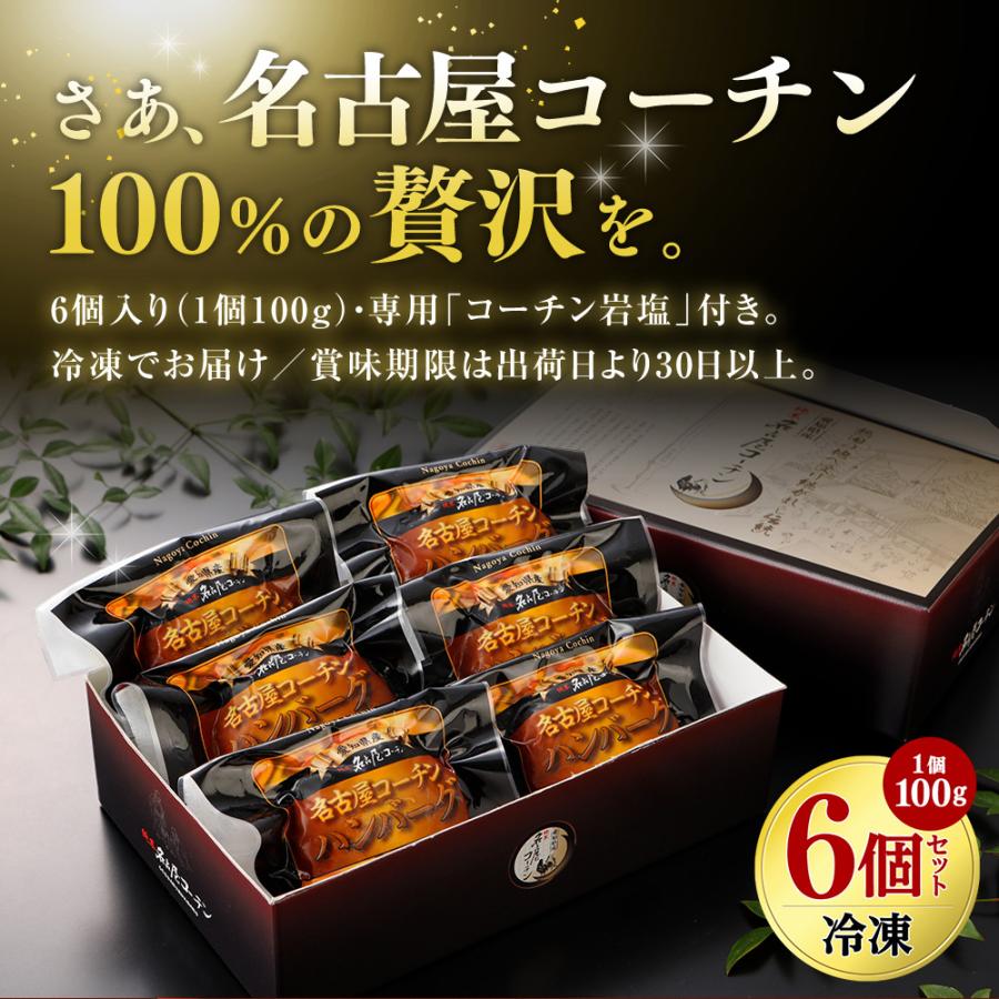 お中元 敬老の日 ギフト【2026.5.9 TV紹介されました♪】 名古屋コーチン 白金ハンバーグ 6個 岩塩 お取り寄せ 南部食鶏 土曜はナニする!? 100人総選挙 第2位 | 純系名古屋コーチン工房 | 18