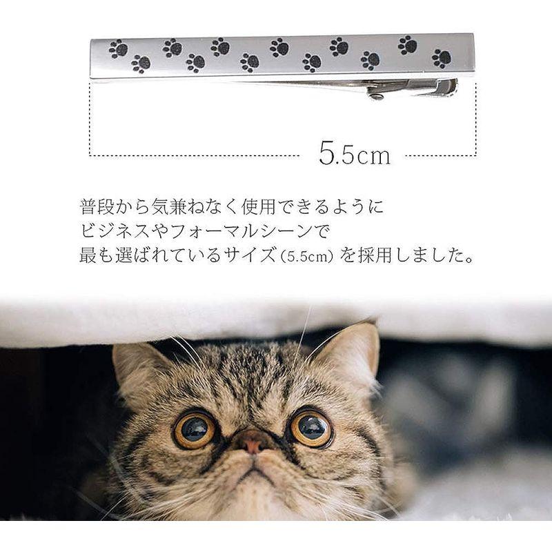 猫 肉球 タイピン ネコ好き ネクタイピン メンズ ビジネス アクセサリー｜naha｜02
