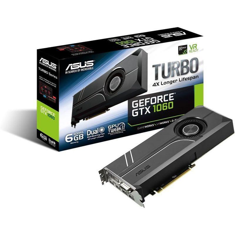 ASUS NVIDIA GeForce GTX1060搭載ビデオカード メモリ6GB TURBO-GTX1060-6G｜naha｜03