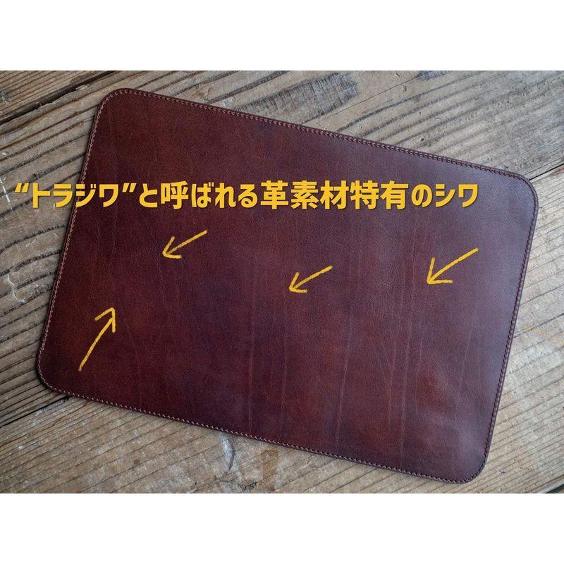 Leather iPad Case 本革 スリーブケース iPadPro/Air対応ケース（11インチ / アメリカーノ）｜naha｜06