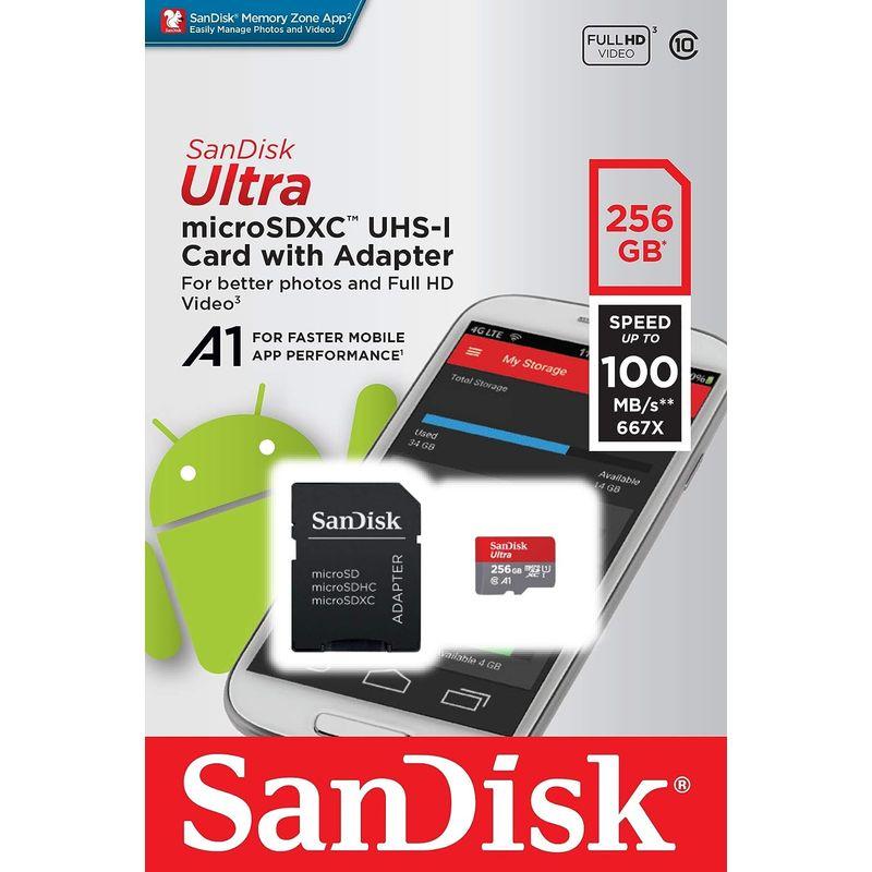 SanDisk Ultra microSDXC 256GB アダプター付き SDSQUAR-256G-GN6MA｜naha｜03