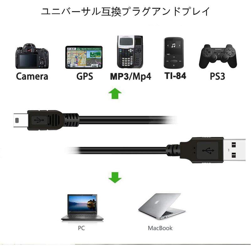 GGZZ SLRカメラデータケーブル、キャノンIFC-400 PCUSLRカメラ互換性あり、Canon デジタル一眼レフカメラ用、USB2.｜naha｜02