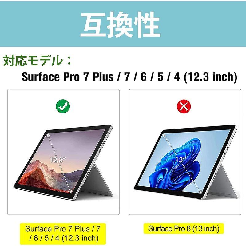 ProCase Surface Pro 7 保護ケース 耐衝撃 バンパーケース 360°回転スタンド機能 調節可能なショルダーストラップ 対｜naha｜07