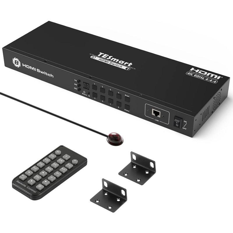 TESmart HDMI 切り替え器 8入力1出力 HDMI 切替器 8ポート 4K@60Hz 8台パソコン1ディスプレイ用 HDMIセレク｜naha｜02