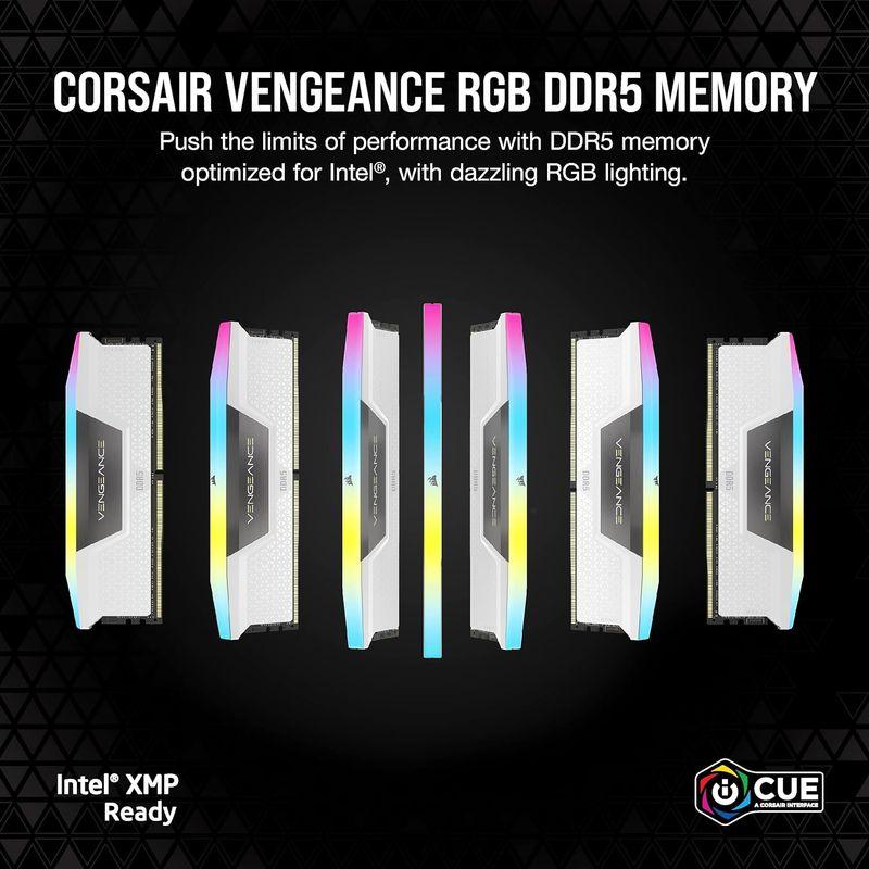 新品/国内正規 CORSAIR DDR5-5600MHz デスクトップPC用メモリ VENGEANCE RGB DDR5シリーズ (PC5-44800) I