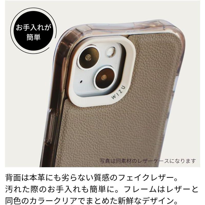 wizu (ウィズユー) iPhone15 / iPhone14 / iPhone13 ケース レザー iPhoneケース ストラップ ショ｜naha｜08